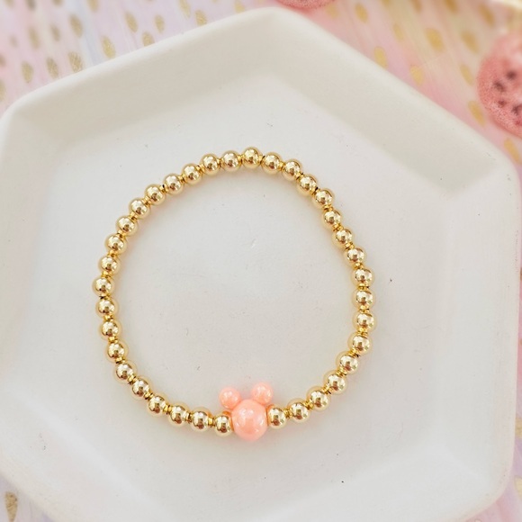 Mickey Gold Beaded Bracelet ✨ - Picture 7 of 7